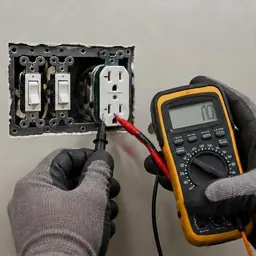 Electrical Repair & Maintenance: Electrical outlet and switch diagnostic testing