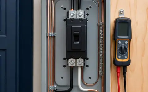 Residential electrical panel and diagnostic meter for Grakellis electrical service