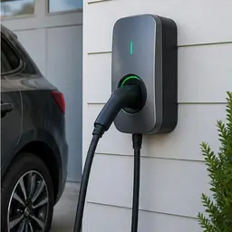 Home EV Charging Support: Home electric vehicle charging connector
