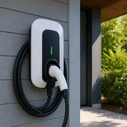 Tesla Wall Connector Assistance: Wall-mounted electric vehicle connector